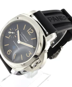 Alternative view of Panerai Luminor Marina PAM00631 Manual winding 44mm Unisex Replica Watch - Black Dial, Steel Case