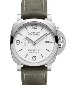 Panerai Luminor Marina PAM01314 Automatic 44mm Unisex Replica Watch - White Dial, Steel Case