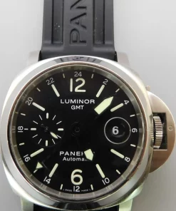 Alternative view of Panerai Luminor PAM00297 Quartz 44mm Unisex Replica Watch - Black Dial, Steel Case