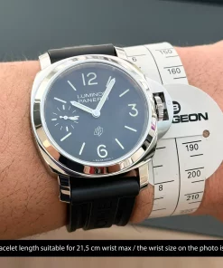 Alternative view of Panerai Luminor PAM01084 Manual winding 44mm Unisex Replica Watch - Black Dial, Steel Case