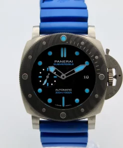 Panerai Luminor Submersible PAM00799 Automatic 47mm Unisex Replica Watch - Black Dial, Carbon Case