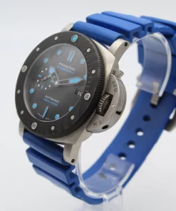 Alternative view of Panerai Luminor Submersible PAM00799 Automatic 47mm Unisex Replica Watch - Black Dial, Carbon Case