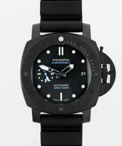 Panerai Luminor Submersible PAM02231 Automatic 42mm Unisex Replica Watch - Black Dial, Carbon Case