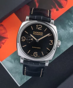 Panerai Radiomir 1940 3 Days Automatic PAM00572 Automatic 45mm Unisex Replica Watch - Black Dial, Steel Case