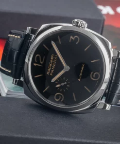 Alternative view of Panerai Radiomir 1940 3 Days Automatic PAM00572 Automatic 45mm Unisex Replica Watch - Black Dial, Steel Case