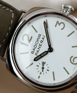 Panerai Radiomir 8 Days PAM01384 Manual winding 45mm Unisex Replica Watch - White Dial, Steel Case