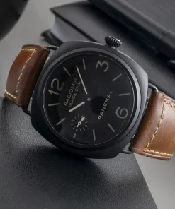 Alternative view of Panerai Radiomir Black Seal PAM00292 Manual winding 44mm Unisex Replica Watch - Black Dial, Ceramic Case