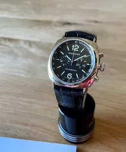 Alternative view of Panerai Radiomir Chronograph PAM00204 Manual winding 42mm Unisex Replica Watch - Black Dial, Steel Case