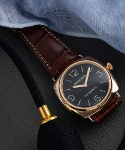 Panerai Radiomir PAM00231 Manual winding 45mm Unisex Replica Watch - Black Dial, Rose Gold Case