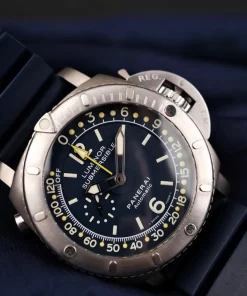 Alternative view of Panerai Special Editions PAM00307 Automatic 47mm Unisex Replica Watch - Blue Dial, Titanium Case