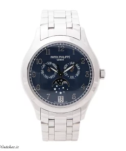Patek Philippe Annual Calendar 4947/1A-001 Automatic 38mm Female Replica Watch - Blue Dial, Steel Case