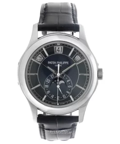 Patek Philippe Annual Calendar 5205G-013 Automatic 40mm Unisex Replica Watch - Blue Dial, White Gold Case