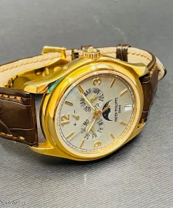 Alternative view of Patek Philippe Annual Calendar 5350R-001 Automatic 40mm Unisex Replica Watch - Silver Dial, Rose Gold Case