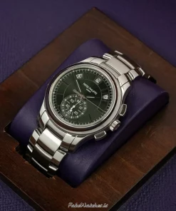 Patek Philippe Annual Calendar Chronograph 5905/1A-001 Automatic 42mm Unisex Replica Watch - Green Dial, Steel Case