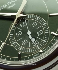 Alternative view of Patek Philippe Annual Calendar Chronograph 5905/1A-001 Automatic 42mm Unisex Replica Watch - Green Dial, Steel Case