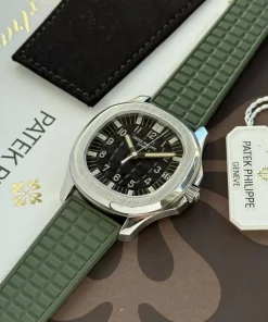 Patek Philippe Aquanaut 5065 Automatic 39mm Unisex Replica Watch - Black Dial, Steel Case