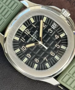 Alternative view of Patek Philippe Aquanaut 5065 Automatic 39mm Unisex Replica Watch - Black Dial, Steel Case