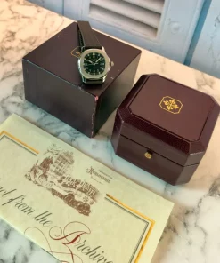 Alternative view of Patek Philippe Aquanaut 5066 Automatic 36mm Unisex Replica Watch - Black Dial, Steel Case