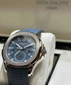 Patek Philippe Aquanaut 5164G Automatic 41mm Unisex Replica Watch - Blue Dial, White Gold Case