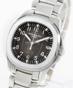 Patek Philippe Aquanaut 5167/1A-001 Automatic 40mm Unisex Replica Watch - Black Dial, Steel Case
