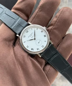 Patek Philippe Calatrava 3919 Manual winding 33mm Unisex Replica Watch - White Dial, White Gold Case