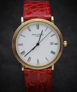 Patek Philippe Calatrava 3944J Quartz 33mm Unisex Replica Watch - White Dial, Yellow Gold Case