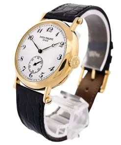 Alternative view of Patek Philippe Calatrava 3960J Manual winding 34mm Unisex Replica Watch - Dial, Yellow Gold Case