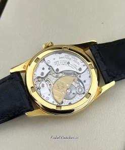 Alternative view of Patek Philippe Calatrava 5000J Automatic 34mm Unisex Replica Watch - Black Dial, Yellow Gold Case