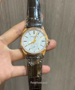 Alternative view of Patek Philippe Calatrava 6119R-001 Manual winding 39mm Unisex Replica Watch - Silver Dial, Rose Gold Case