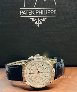 Patek Philippe Complications 5975G-001 Automatic 40mm Unisex Replica Watch - Silver Dial, White Gold Case