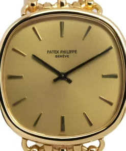 Alternative view of Patek Philippe Golden Ellipse 3544/2 Manual winding 33mm Unisex Replica Watch - Champagne Dial, Yellow Gold Case