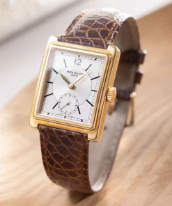 Patek Philippe Gondolo 5010J Manual winding 29mm Unisex Replica Watch - Silver Dial, Yellow Gold Case