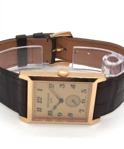 Alternative view of Patek Philippe Gondolo 5109R-001 Manual winding 43mm Unisex Replica Watch - Gold Dial, Rose Gold Case