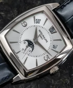 Patek Philippe Gondolo 5135G-001 Automatic 40mm Unisex Replica Watch - Silver Dial, White Gold Case