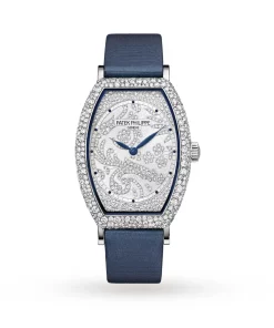 Patek Philippe Gondolo 7099G-001 Manual winding 30mm Unisex Replica Watch - Silver Dial, White Gold Case