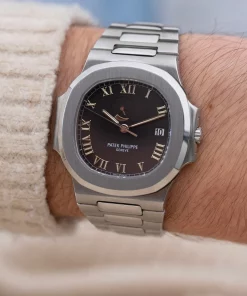 Patek Philippe Nautilus 3710/1A-001 Automatic 40mm Unisex Replica Watch - Black Dial, Steel Case