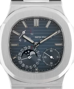 Alternative view of Patek Philippe Nautilus 5712/1A-001 Automatic 40mm Unisex Replica Watch - Blue Dial, Steel Case