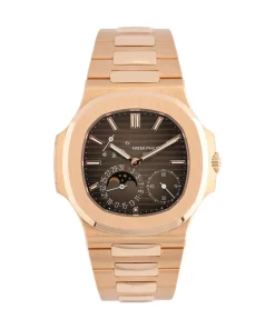Patek Philippe Nautilus 5712/1R-001 Automatic 40mm Unisex Replica Watch - Brown Dial, Rose Gold Case