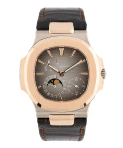 Patek Philippe Nautilus 5712GR-001 Automatic 40mm Unisex Replica Watch - Grey Dial, White Gold Case