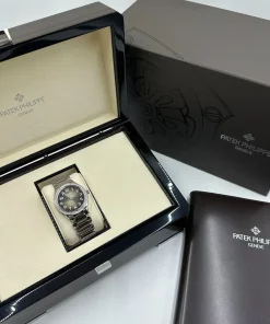 Alternative view of Patek Philippe Twenty~4 7300/1200A-010 Automatic 36mm Unisex Replica Watch - Black Dial, Steel Case