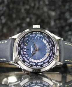 Patek Philippe World Time 5230P-001 Automatic 39mm Unisex Replica Watch - Blue Dial, Platinum Case