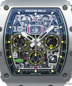 Alternative view of Richard Mille RM 11-03 Automatic Replica Watch 50mm – Titanium Case, Skeleton Dial, Unisex