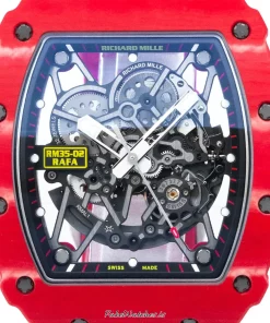 Alternative view of Richard Mille RM35-02 Automatic 50mm Transparent Dial Unisex Replica Watch