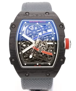 Alternative view of Richard Mille RM 67-02 Automatic Replica Watch 38mm – Carbon Case, Skeleton Dial, Ultra-Lightweight Sport Design, Unisex