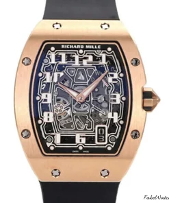 Richard Mille RM 002 Manual-Wind Replica Watch 45mm – Skeleton Dial, Rose Gold Case, Unisex