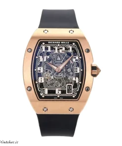 Alternative view of Richard Mille RM 002 Manual-Wind Replica Watch 45mm – Skeleton Dial, Rose Gold Case, Unisex