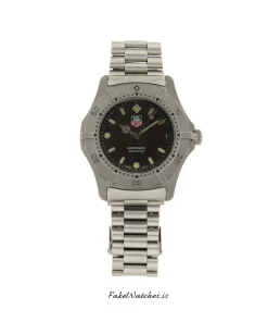 TAG Heuer 2000 669.206F Automatic Unisex Replica Watch - Black Dial, Steel Case