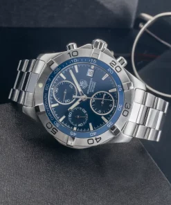 Alternative view of TAG Heuer Aquaracer 300M CAF2112 Automatic 41mm Unisex Replica Watch - Blue Dial, Steel Case