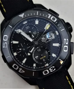 Alternative view of TAG Heuer Aquaracer 300M CAY218A.FC6361 Automatic 43mm Unisex Replica Watch - Black Dial, Titanium Case