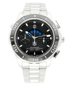TAG Heuer Aquaracer 500M CAK211A.BA0833 Automatic 43mm Unisex Replica Watch - Black Dial, Steel Case